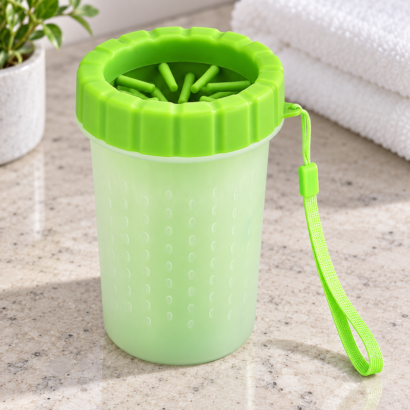 🫧 Paw Cleaner | Plastic | Walks | Owners | Apple Green