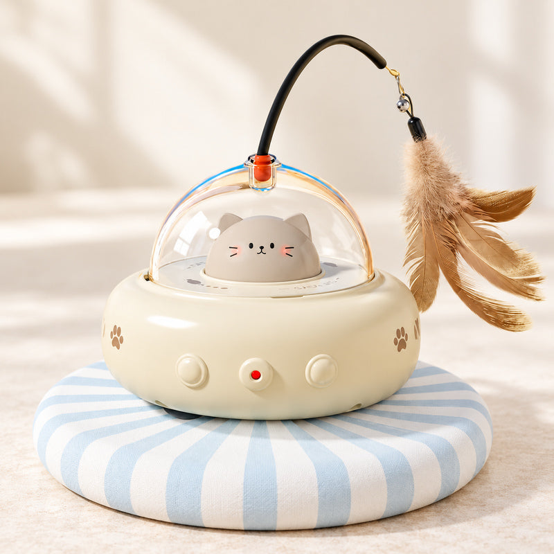 🐱 Interactive Toy | Plastic | Living Room | Caring Owners | Hanging Feathers