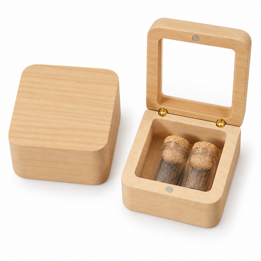 🐾 Souvenir Gift Set | Wood | Home | Caring Masters | Two Vials