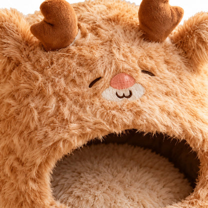 🦌 Dog House | Plush Toy | Living Room | Dog Lovers | Adorable Reindeer