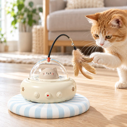 🐱 Interactive Toy | Plastic | Living Room | Caring Owners | Hanging Feathers