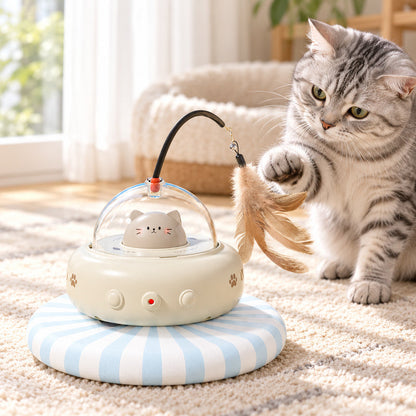 🐱 Interactive Toy | Plastic | Living Room | Caring Owners | Hanging Feathers