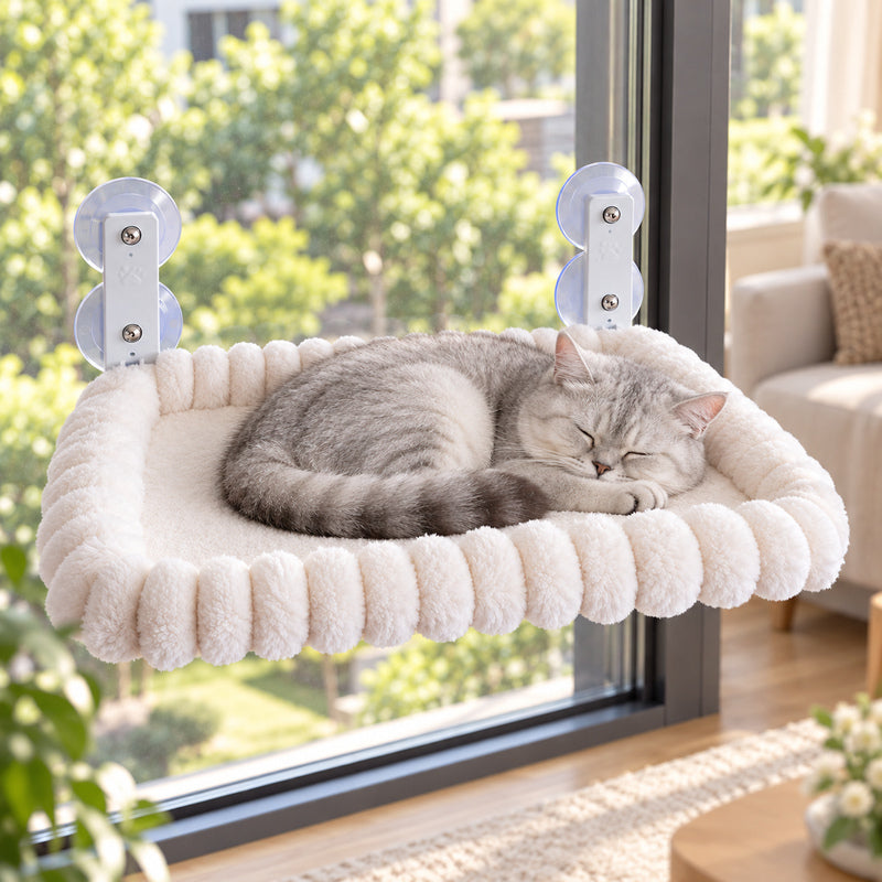 ☀️ Cat Hammock | Soft Fabric | Window | Cat Lovers | Panoramic Nest