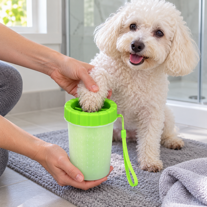 🫧 Paw Cleaner | Plastic | Walks | Owners | Apple Green
