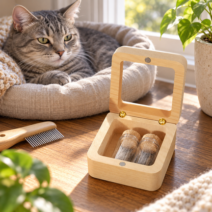 🐾 Souvenir Gift Set | Wood | Home | Caring Masters | Two Vials