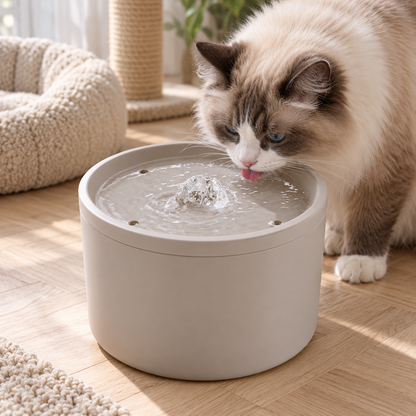 💧 Cat Water Fountain | Plastic | Living Room | Owners | Central Spray