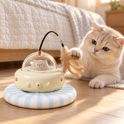 🐱 Interactive Toy | Plastic | Living Room | Caring Owners | Hanging Feathers