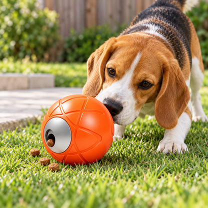 🦴 Treat Ball | Plastic | Home | Dog Lovers | Bright Orange