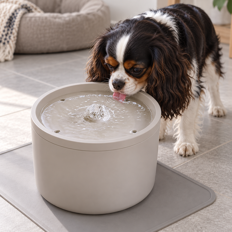 💧 Cat Water Fountain | Plastic | Living Room | Owners | Central Spray