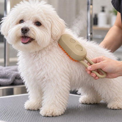 🧡 Steam Brush | Plastic Handle | Grooming | Masters | Orange Bristles
