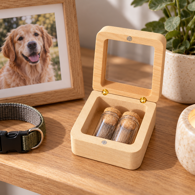 🐾 Souvenir Gift Set | Wood | Home | Caring Masters | Two Vials