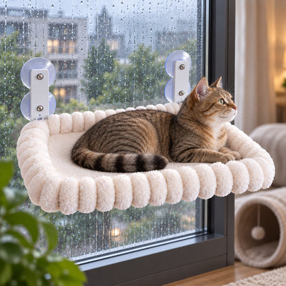 ☀️ Cat Hammock | Soft Fabric | Window | Cat Lovers | Panoramic Nest