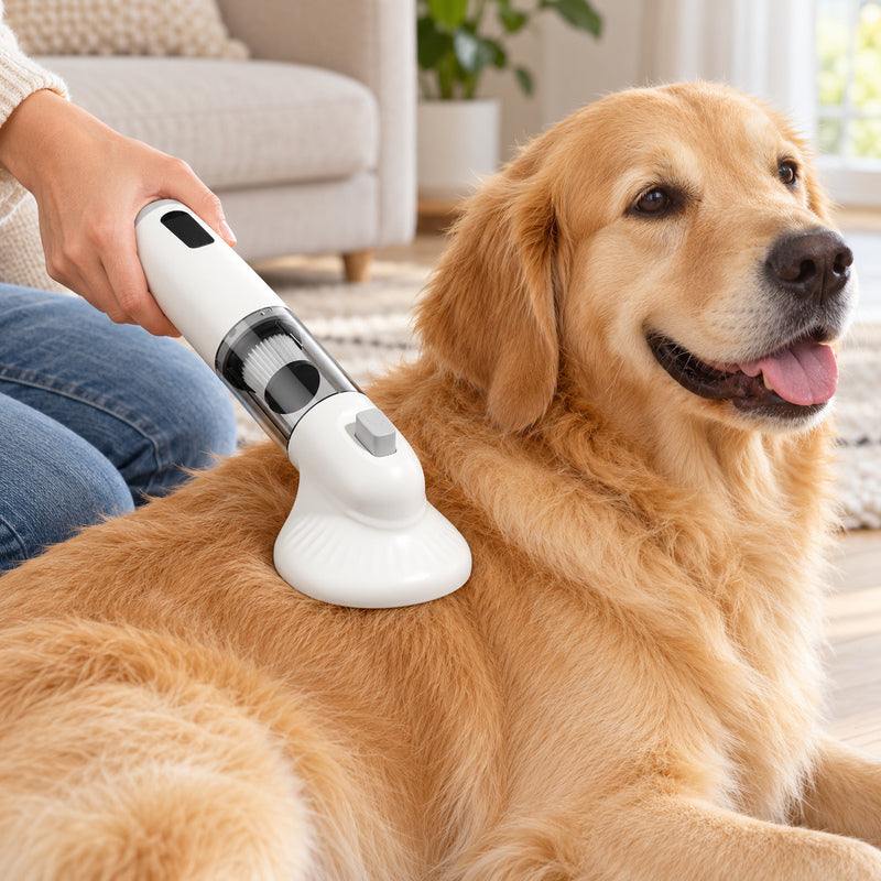 🧹 Pet Hair Vacuum | Plastic | Home | Pet Lovers | Sleek White