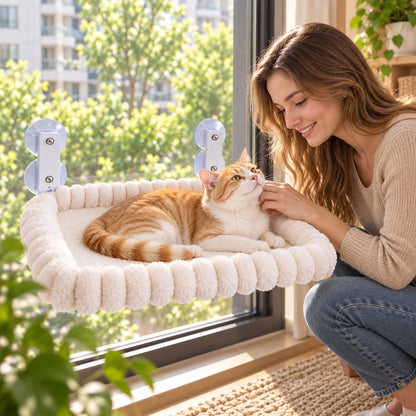 ☀️ Cat Hammock | Soft Fabric | Window | Cat Lovers | Panoramic Nest