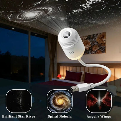 🌌🌠HD-smart-dynamic-5D-holographic-night-light-projector