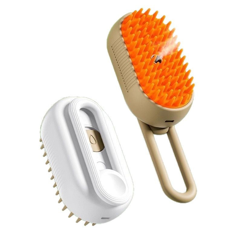 🧡 Steam Brush | Plastic Handle | Grooming | Masters | Orange Bristles