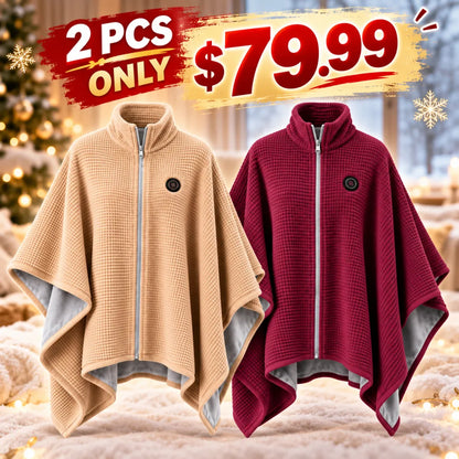 ✨Last Day 50% OFF🔥Wearable Heated Blanket Shawl | Portable USB-Powered Warmth for Home, Work & Outdoors(buy 2 free shipping)