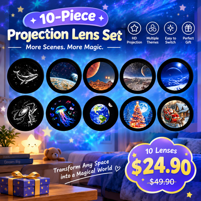 🌌🌠HD-smart-dynamic-5D-holographic-night-light-projector